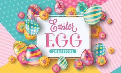 easter egg donation poster.